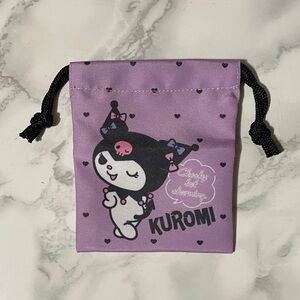 Sanrio 2025 - mini drawstring accessories bag - Kuromi